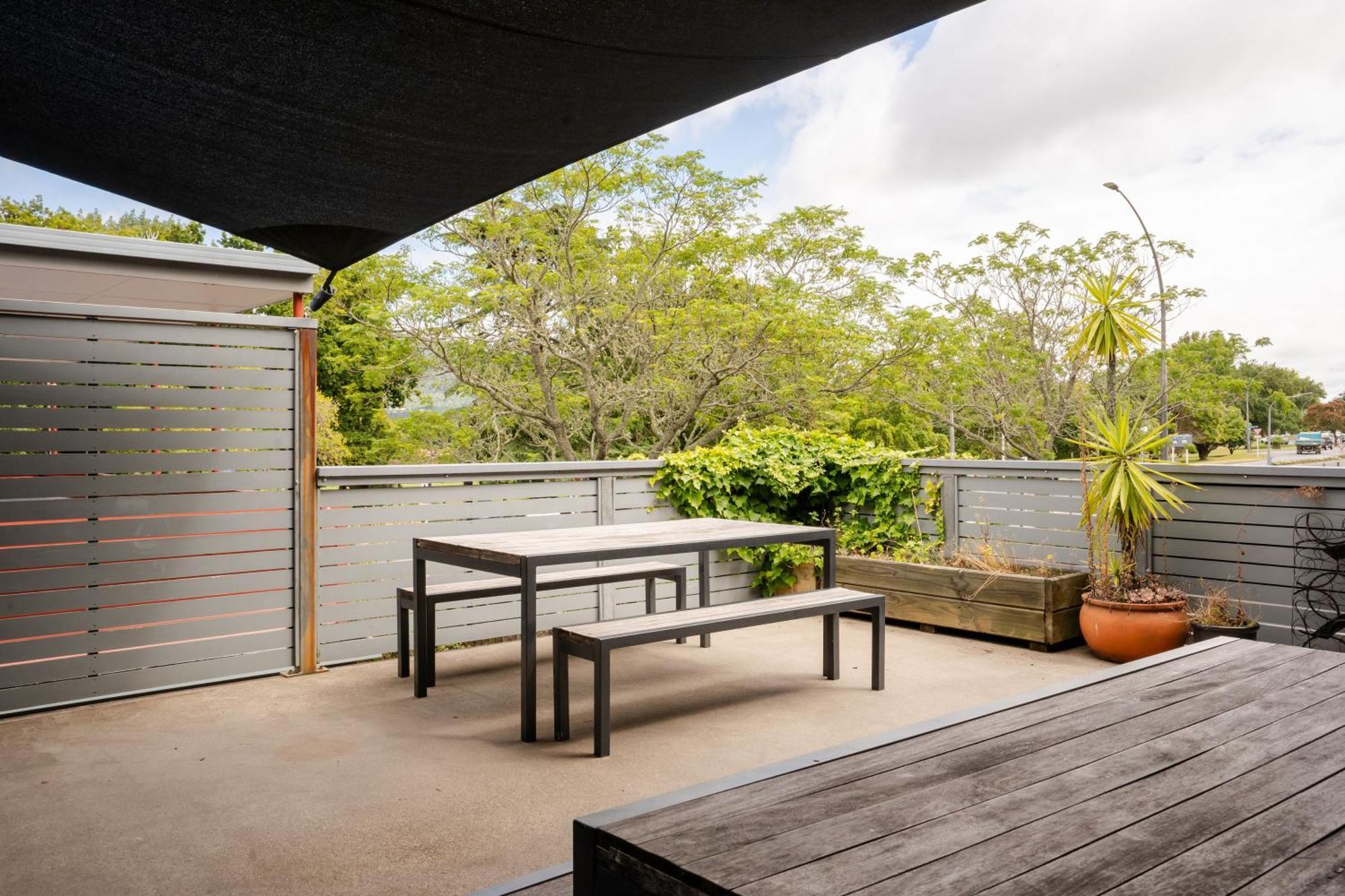 Haka House Rotorua Hostel Εξωτερικό φωτογραφία A rooftop terrace in Brisbane, Australia
